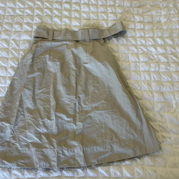 Madewell gray trench button down midi skirt - Picture 5 of 6